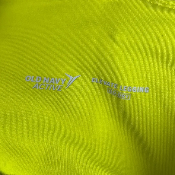 Old Navy High Waisted Mesh Crop Leggings - Picture 3 of 3